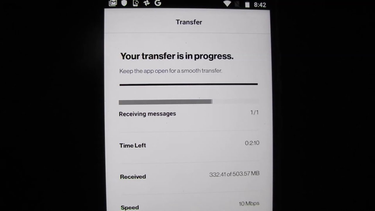 Verizon Transfer Content App Transfer Data Demonstration YouTube