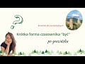 Krótka forma czasownika "być" po gruzińsku