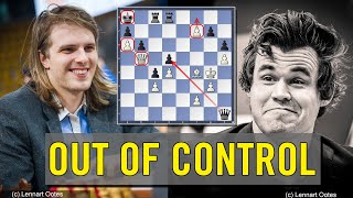 Out of control | Magnus Carlsen vs Richard Rapport | Blitz Wch 2022 -  YouTube