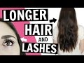 GET LONGER HAIR & EYELASHES | Beauty Uses for Castor Oil -  [ But First, Coffee ]