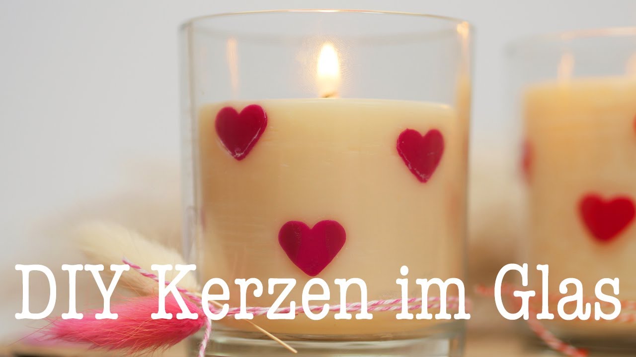 DIY Herz-Kerze im Glas – Perfekt für Valentinstag & Muttertag ❤️🕯