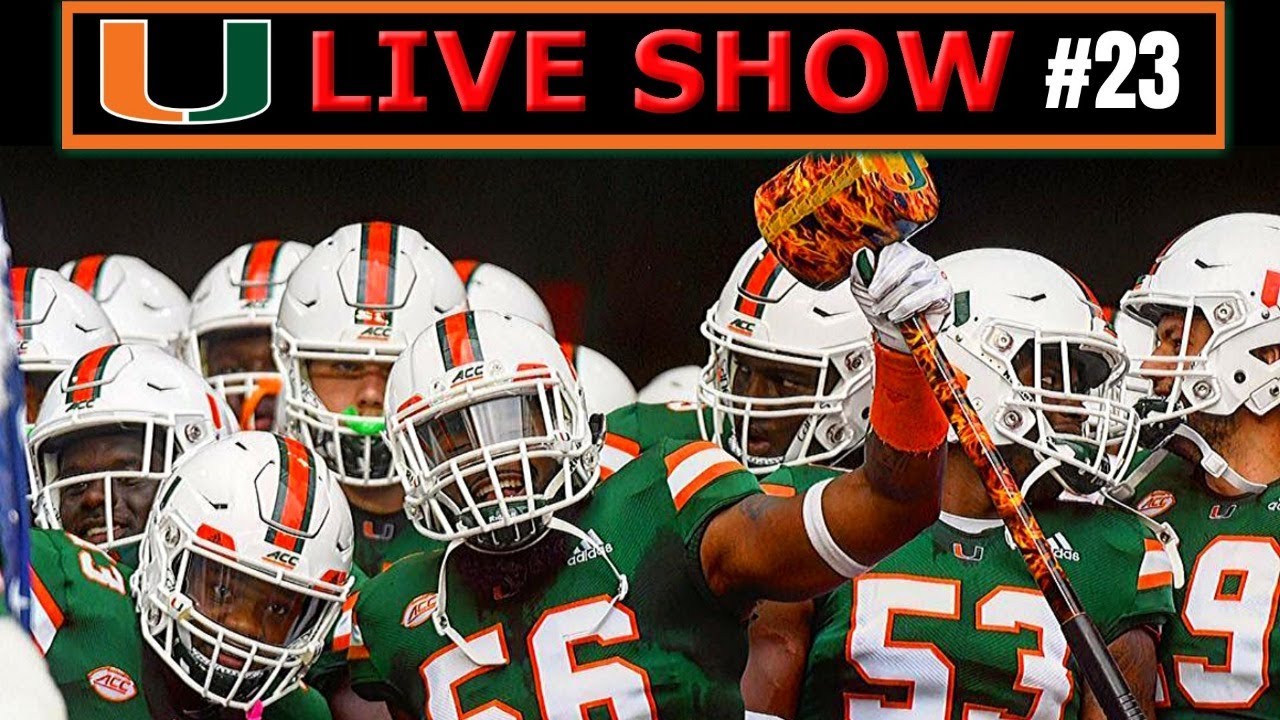 Miami Hurricanes Football LIVE (23) YouTube