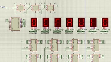 Print your name in a seven segments display using a gal22v10
