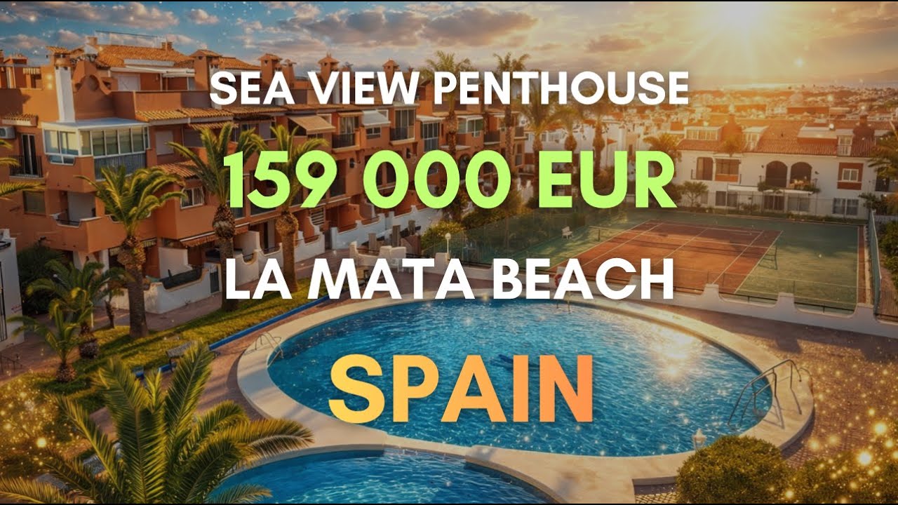 Reserved 🔴 Sea View Apartment Near La Mata Beach for Sale | Alicante, Spain  - €159,000