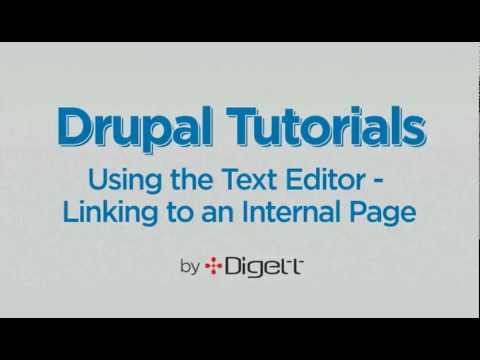 Creating a Link to an Internal Page on Your Drupal Website