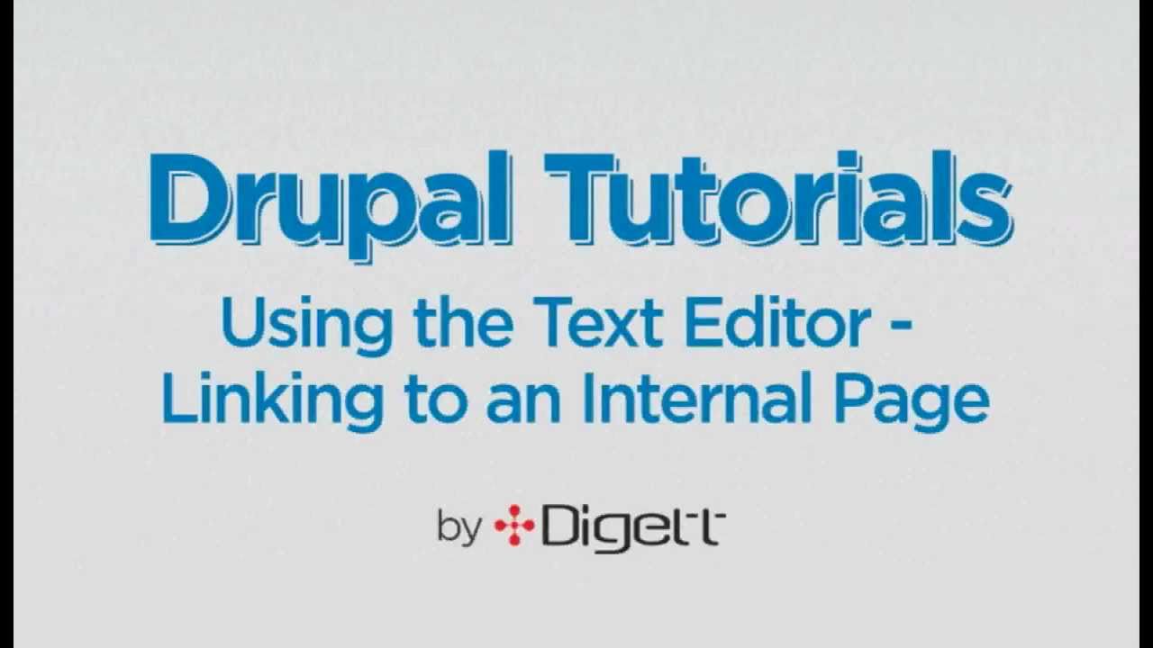 Creating a Link to an Internal Page on Your Drupal Website