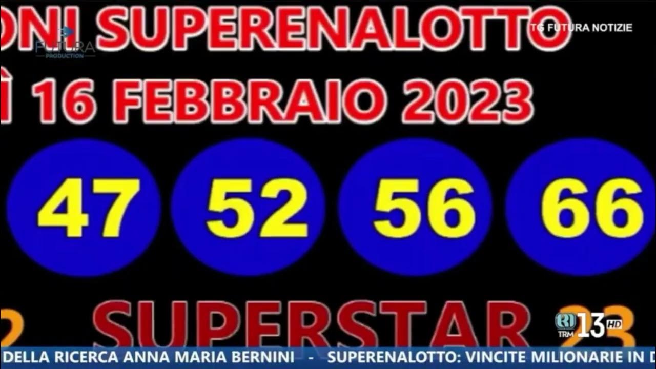 SuperEnalotto, vincite milionarie in Sicilia e a Messina, servizio del 17.02.2023 YouTube