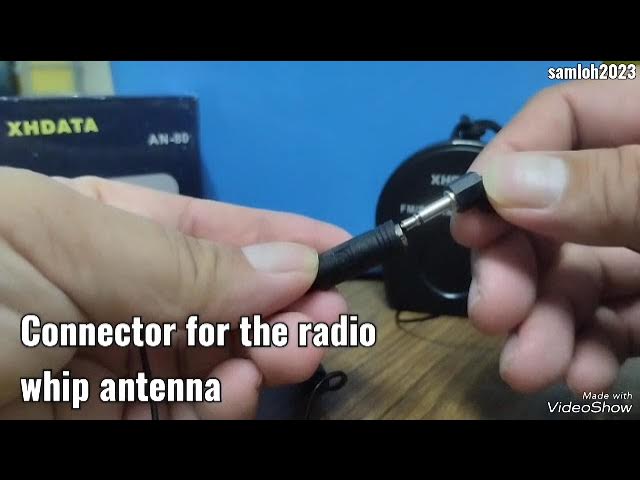 XHDATA AN-80 External antenna 