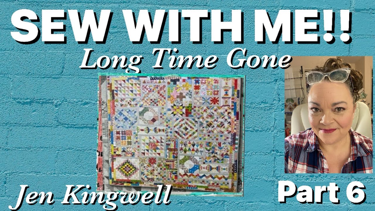 Sew with me! Long Time Gone by Jen Kingwell - Part 6 - UK Crosses Blocks & Jacob’s Latter 