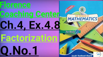 Class 9th Math Exercise 4.8, Q.No.1, Find the Factor by Factor Theorem, Florence Coaching Center