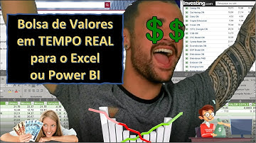 Como extrair dados da web para o excel com power query - Dados de ações da web para planilha excel