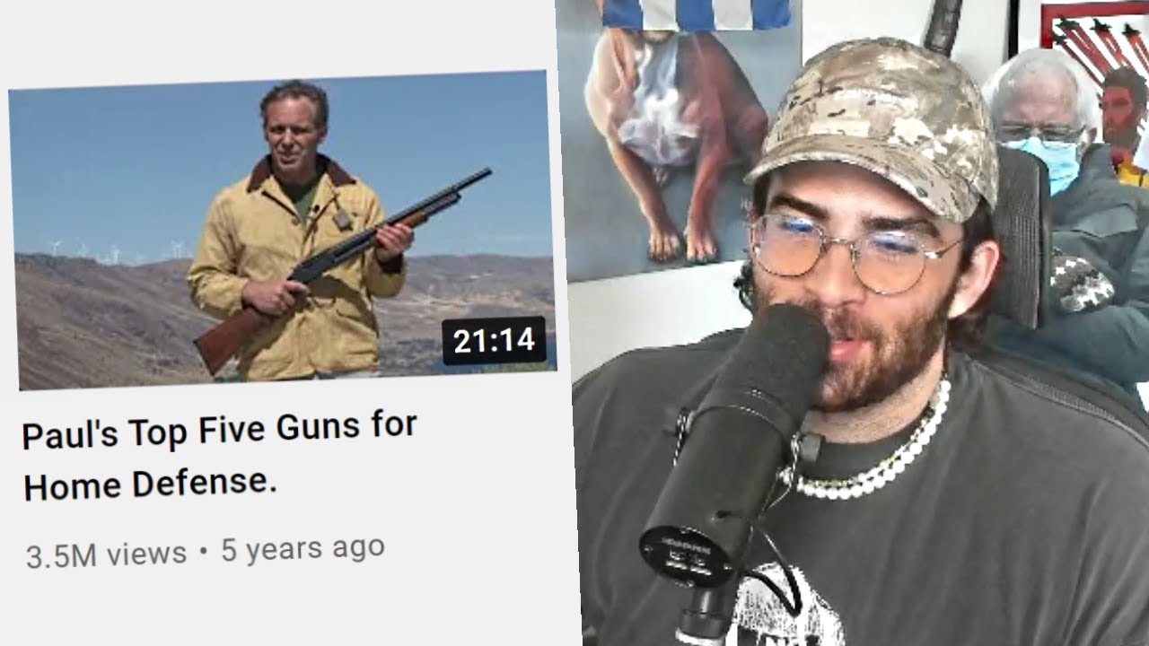 Hasanabi Reacts To Paul's Top Five Guns for Home Defense