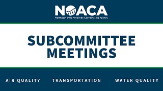 Air Quality, Transportation and Water Quality Meetings for September 19th, 2025