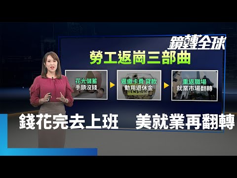 美公布非農 緊俏趨緩 超額儲蓄用罄 信用違約升高 開始吃老本 勞工加速回流｜鏡轉全球 #鏡新聞