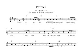 PERFECT (Ed Sheeran) | Lead sheet