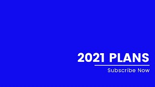 Plans for 2021