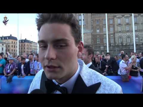 Red carpet Douwe Bob (Netherlands) Stockholm 2016