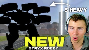 NEW 5 Heavy Weapon Robot, Stryx Incoming... NEW Robots Are About To Be Insane | War Robots