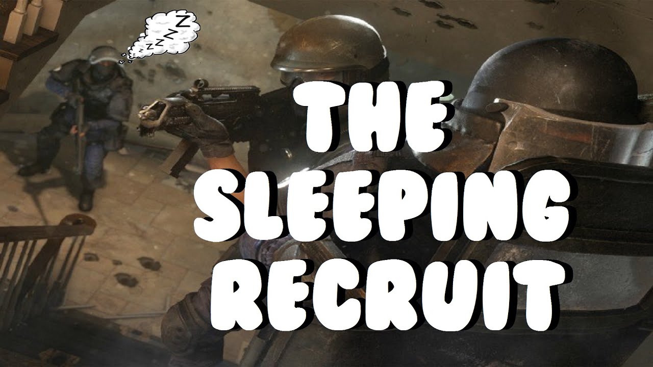 Rainbow Six Siege | The Sleeping Recruit (Funny Moments) - YouTube