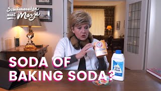 Wat is het verschil tussen baking soda en soda? 💦 Schoonmaken met Marja
