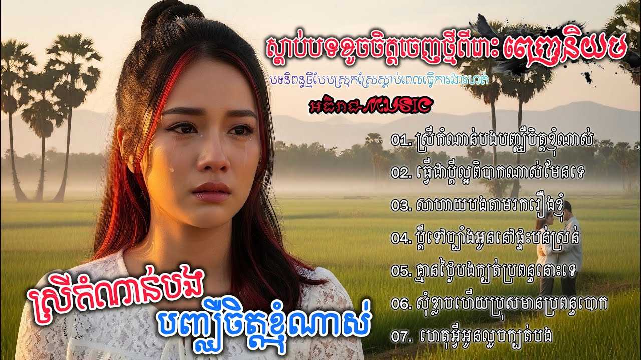 ចម្រៀងចេញថ្មីពីរោះៗជីវិតប្ដីប្រពន្ធ💔💔🥀🥀 I ជ្រើសរើសបទស្រី 2025 វ៉ុល VoI 14 Khmer Bolero [អធិរាជMusic]