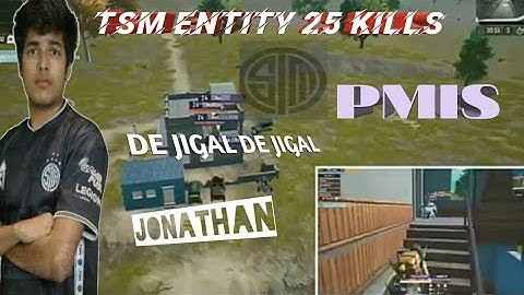TSM Entity 25 Kills Domination In PMIS | Jonathan Most Intense 1V4 Momen | Jonathan | Clutchgod zgod