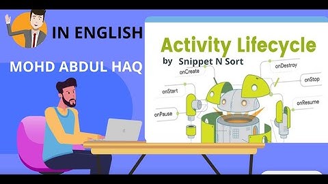 Activity life cycle of Android App [English] , Free Android Development Course For Beginners : #3