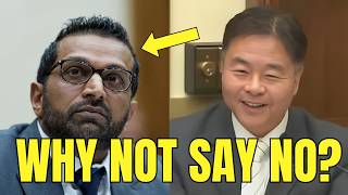 Kash Patel REFUSES to Answer Ted Lieu's Trump-Epstein Question Wealth