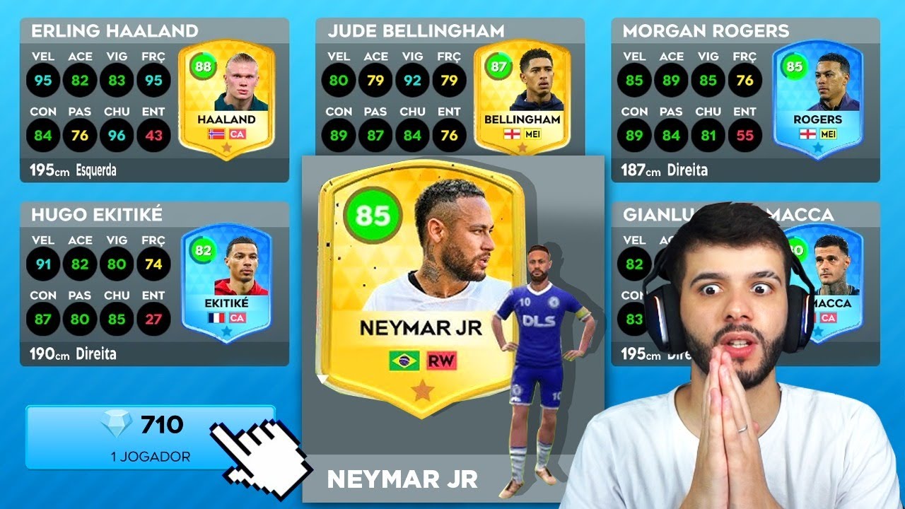 ESCOLHI MEU PRIMEIRO JOGADOR RARO NO DREAM LEAGUE SOCCER!