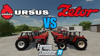 FARMING SIMULATOR 22: TUG OF WAR! [ URSUS VS ZETOR ]