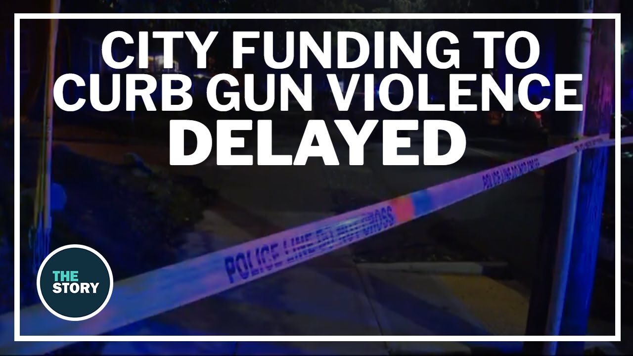 City funding to curb gun violence delayed as shootings surge - YouTube