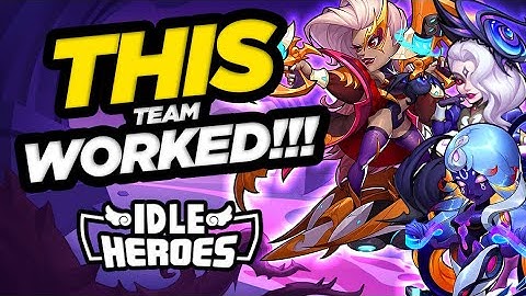 Idle Heroes - WHOA!!! Seal Land 40 with THIS Team!!!