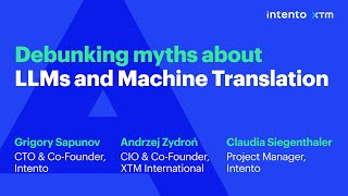 Webinar - Debunking myths about LLMs and Machine Translation