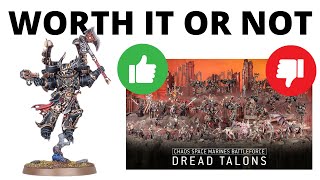 Chaos Space Marine Battleforces - a Good Deal or NOT? Dread Talons + Veterans of the Long War Boxes