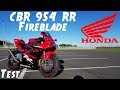 "Test" Une lame flamboyante de 150 cv  "Honda CBR 954 RR Fireblade"