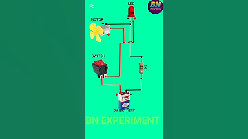 9v battery 5v led light #shorts #viral #shortvideo #shortsfeed #bnexperiment