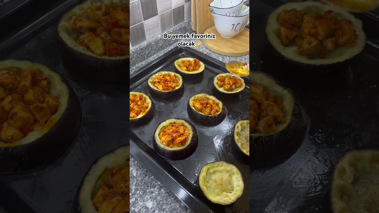 Patlıcan çanakları çok lezzetli yemek favoriniz olacak mutlaka deneyin🤌
