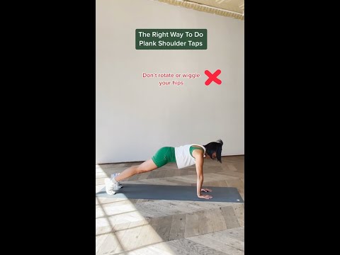 How to Do Plank Shoulder Taps #shorts