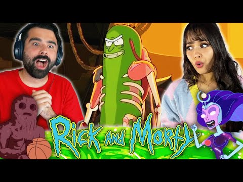 We Watched RICK AND MORTY SEASON 3 EPISODE 3 & 4 For The FIRST TIME! PICKLE RICK