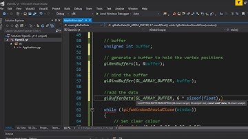 C++ OpenGL Episode 2 (Timelapse) GL_TRIANGLES VertexAttribArray