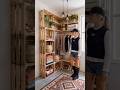 DIY Floor-to-Ceiling Wooden Crate Wardrobe