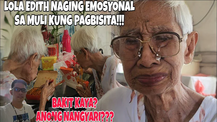BAKIT BUMUHOS ANG LUHA NI LOLA EDITHANONG NANGYARI...