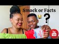 Flour Smack or Facts Challenge | We looked Ugly 😹| SOUTH AFRICAN COUPLE
