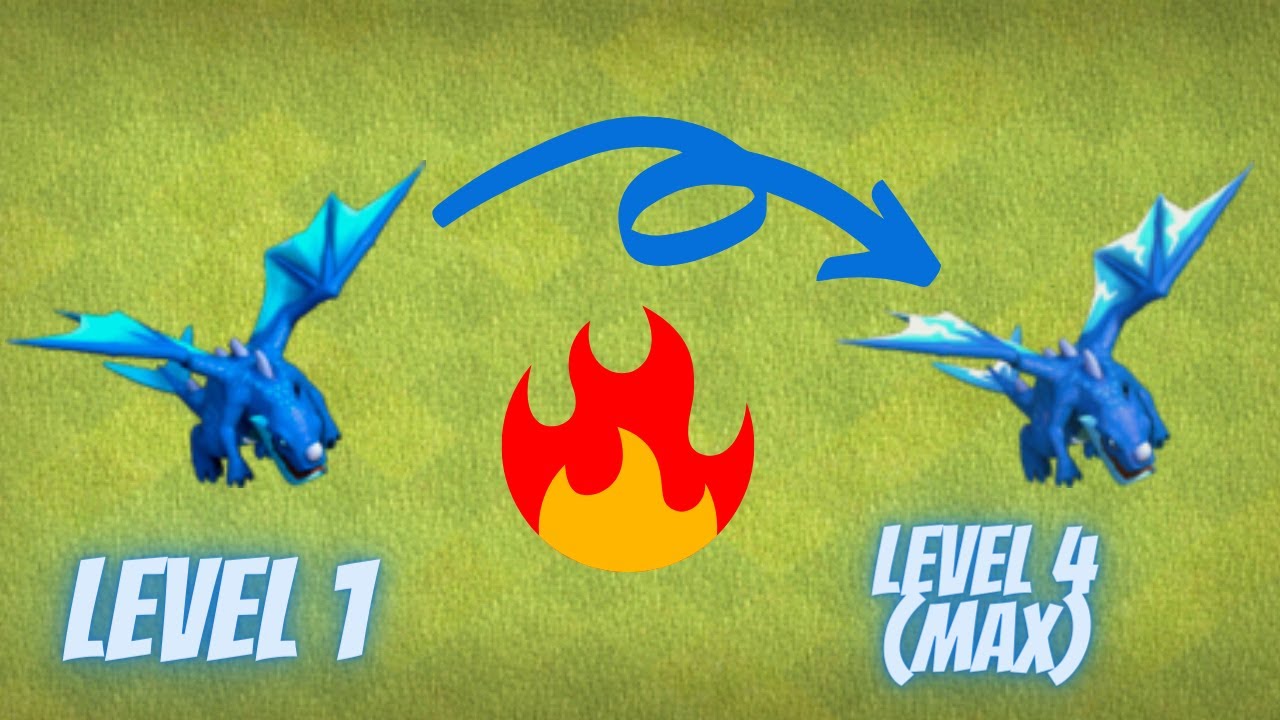Electro Dragon Level 1 To Max | Electro Dragon All Levels | Clash of Clans | 