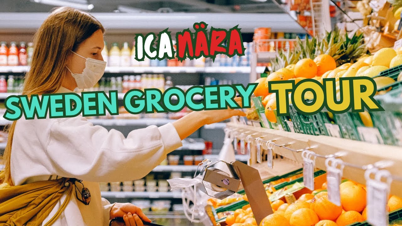 Sweden Grocery shopping after heavy snowfall |closest store ICA NÄRA tour