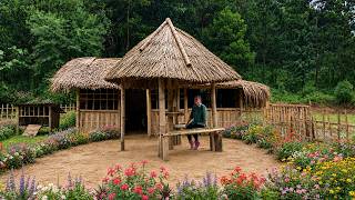 DIY Bamboo Gazebo: Turning Raw Bamboo into a Peaceful Tea Corner. /Ly Tieu Vien
