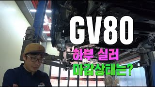 GV80 제네시스 하부 실러상태는 [세라믹언더코팅]