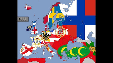 Europe: Timeline of National Flags: Part 4