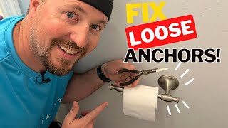 The EASIEST Way to Fix Loose Drywall Anchors!