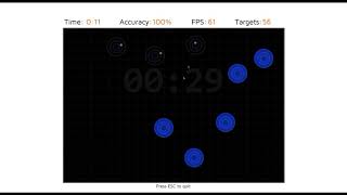Whack a target aimbooster